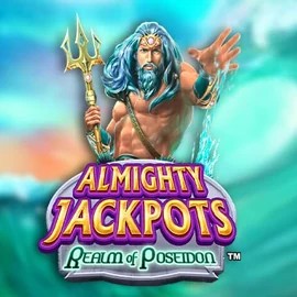 Almighty Jackpots – Realm of Poseidon casino game by Novomatic – featured logo at Roibets Casino