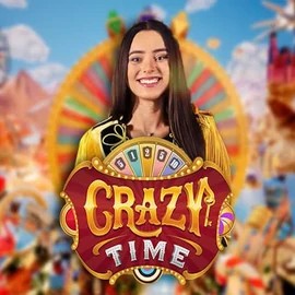Crazy Time by Evolution, showcased at roibetscasino.se – game logo