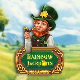 Jackpots logo of Rainbow Jackpots Megaways from Red Tiger Gaming at Roibets Casino