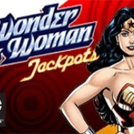 Wonder Woman Jackpots logo – Jackpots by Amaya at Roibets Casino